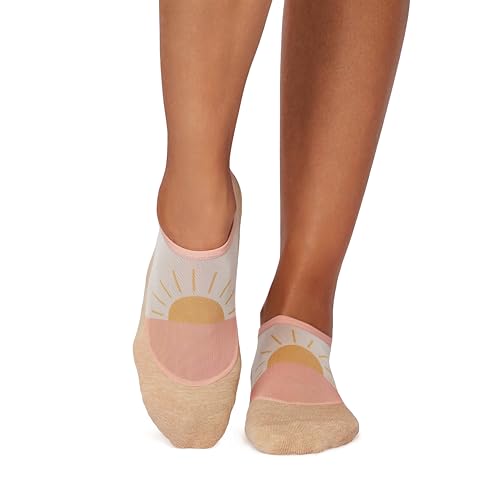 TAVI NOIR Women’s Maddie Grip Socks - Non-Slip Yoga and Barre Socks for Women, Pilates Socks, Anti-Slip Yogalinal Grips,