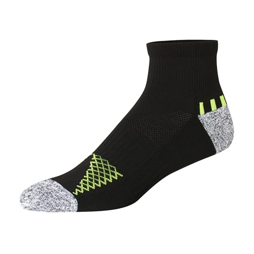 Hanes Men's Moisture-Wicking Ankle & Low-Cut Socks for Performance and Comfort, Breathable Mesh Panels, 6-Pack
| Hanes