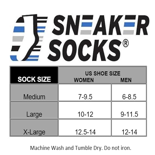 Men's & Women's Cushioned Sneaker Socks - Running and Gym Partner, 6 Pairs Double Tab
| Men's & Women's Low Cut Sneaker