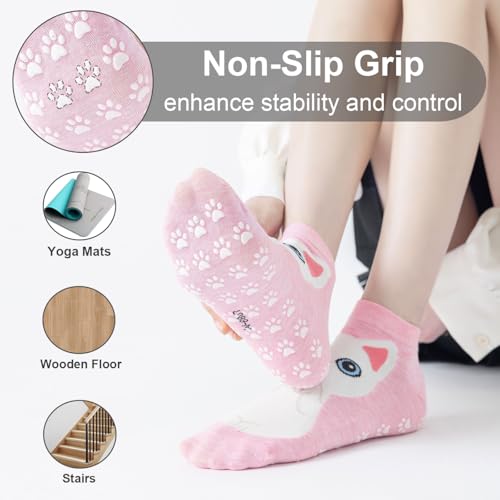 Wanzihui Pilates Socks with Grips for Women Non Slip Yoga Socks
| Cute Wanzihui Pilates Socks with Grips for Women Yoga